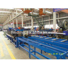 Steel sheet roll forming machine line